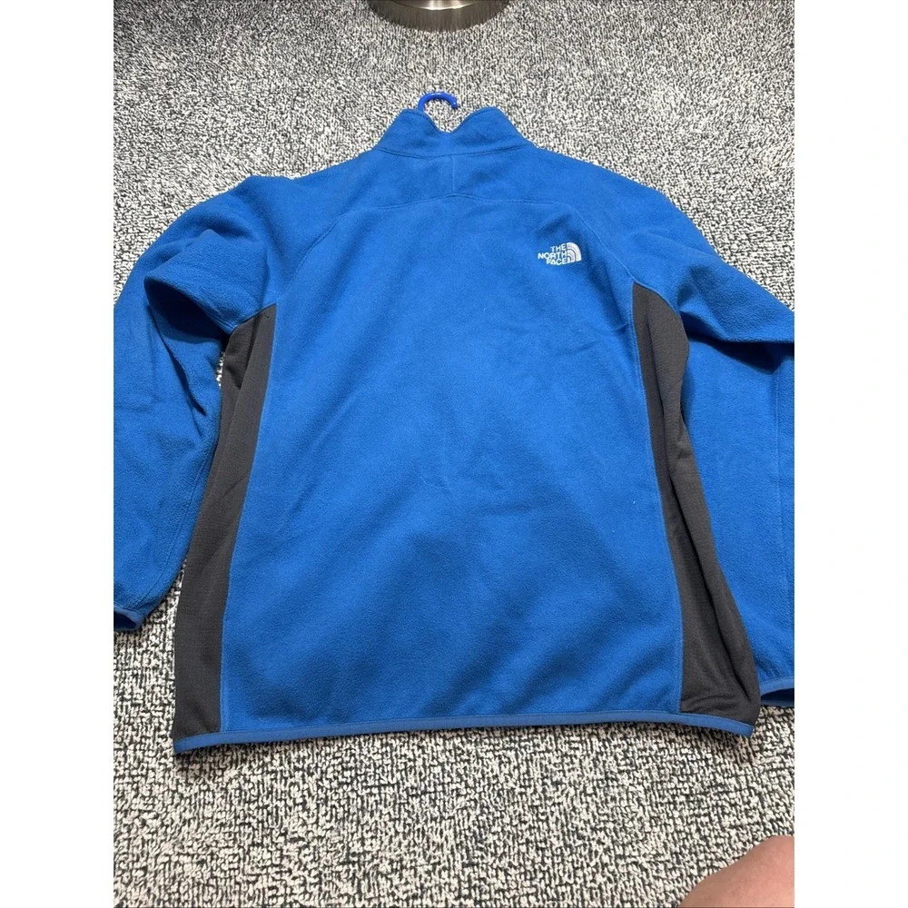 The North Face Men's Blue/Grey Full-Zip Performance Fleece Jacket Size XL